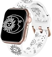 ACESTAR Double Sided Band Compatible with Apple Watch Band 38mm 40mm 41mm, Cute Soft Silicone Rep...