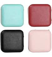 TRODANCE Jewelry Case with Mirror, Small Travel Jewelry Organizer, Portable Jewelry Box Mini Orga...