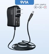 ANLINK 9V 1A/1000mA Power Supply Adapter with 10ft/3M Long Cord, AC 100-240V to DC 9V 1A 9W Switc...
