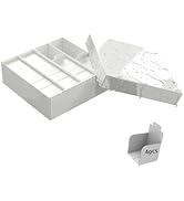XRACV Trading Card Storage Box with 4 Cards Stoppers, 3200 Count Cardboard Storage Box for Sports...