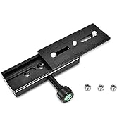 UTEBIT 120mm Quick Release Plate, Tripod Quick Release Plate Fit for Camera Tripod Ball Head, Alu...