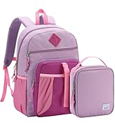 VASCHY Kids Backpack Lunch Bag Set, 2-1 School Bookbag Insulated Lunch Box for Toddlers,Preschool...