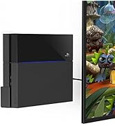 Monzlteck Wall Mount for PS4 Original(Old Model),Near or Behind TV, Space Saving,Customized to Pe...