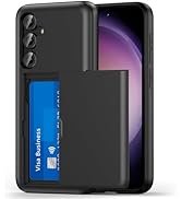 Jiunai for Galaxy S23 FE Wallet Case with Card Holder 6.4 inches Display Dual Layer Heavy Duty Pr...