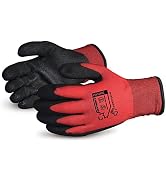 Superior Glove Winter Work Gloves - Fleece-Lined with Black Tight Grip Palms (Cold Temperatures) ...
