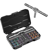 24 in 1 Magnetic Screwdriver Set, DIY Ratchet Screwdriver Set, Multi Bit Magnetic Drive Set with ...