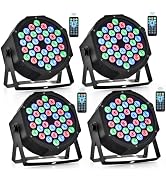 CO-Z 36 LED Stage Lights, RGB Par Lights with Remote Control, DMX Controller Compatible, DJ Light...