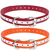 PaiPaitek Shock Collar Replacement Strap for Most of Training Collar, 3/4 Inch Dog Collar Replace...