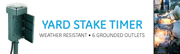 yard stake timer