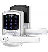 Signstek Keyless Entry,Digital Smartcode Door Lock for Front Door,Keypad Door Lock with Handle an...