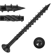 VGBUY Deck Screws 3-1/2 inch,Heavy Duty Exterior Wood Screws,Torx Drive Head Deck Screw Black Rus...
