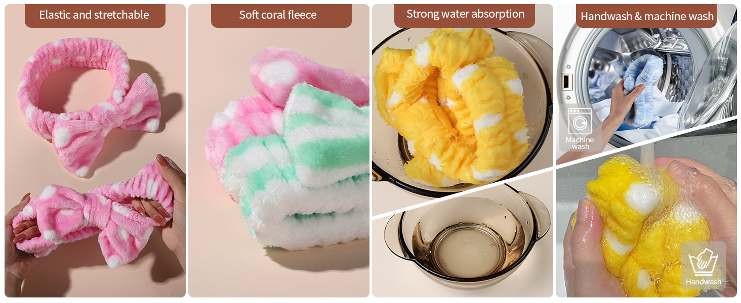 face wash headband