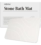 HBlife Stone Bath Mat, 23.5