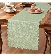 Smiry Rectangle Waterproof Heavy Duty Vinyl Table Runners 12 x 72 Inch | Wipeable Washable Table ...