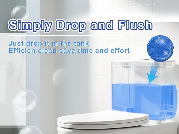 blue toilet bowl cleaner tablets