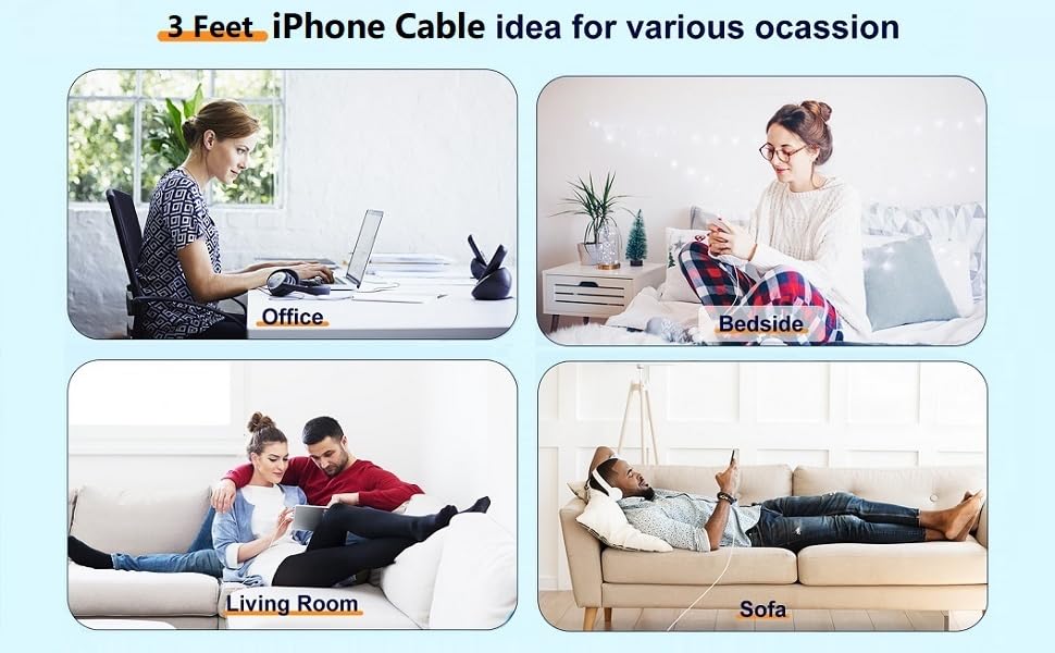 3ft apple iphone cable