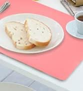 Extra Large Silicone Table Mat, Silicone Mat for Crafts Kids Dinner Placemat Desk Countertop Prot