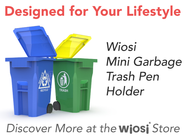 Trash Bin Pencil Holder