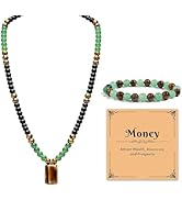Roe Dolph Money Attraction Necklace Money Bracelets for Women Green Jade Bracelet Feng Shui Wealt...