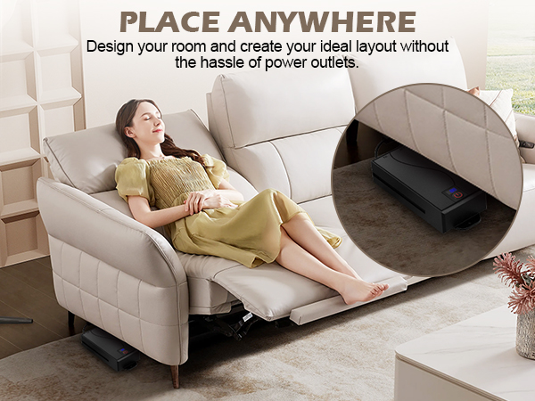 battery pack for reclining furniture