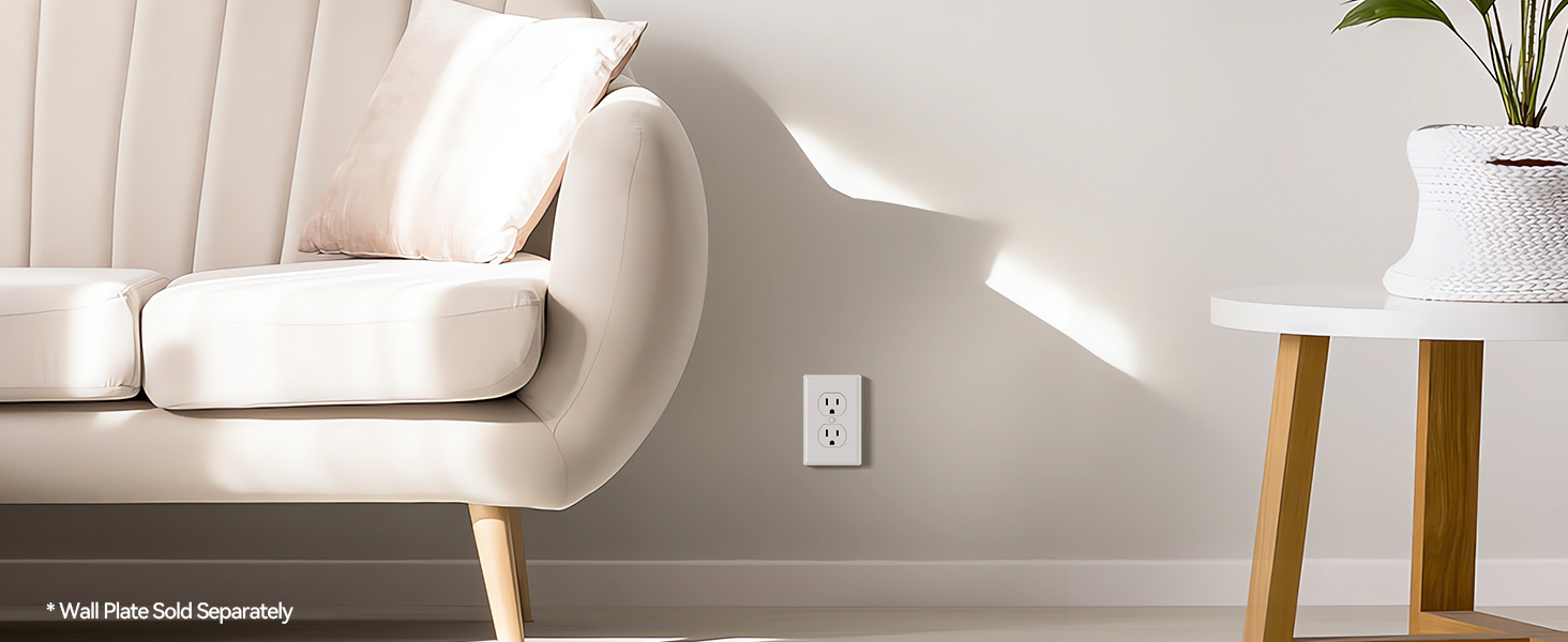 AIDA RESIDENTIAL GRADE 15A DUPLEX OUTLET