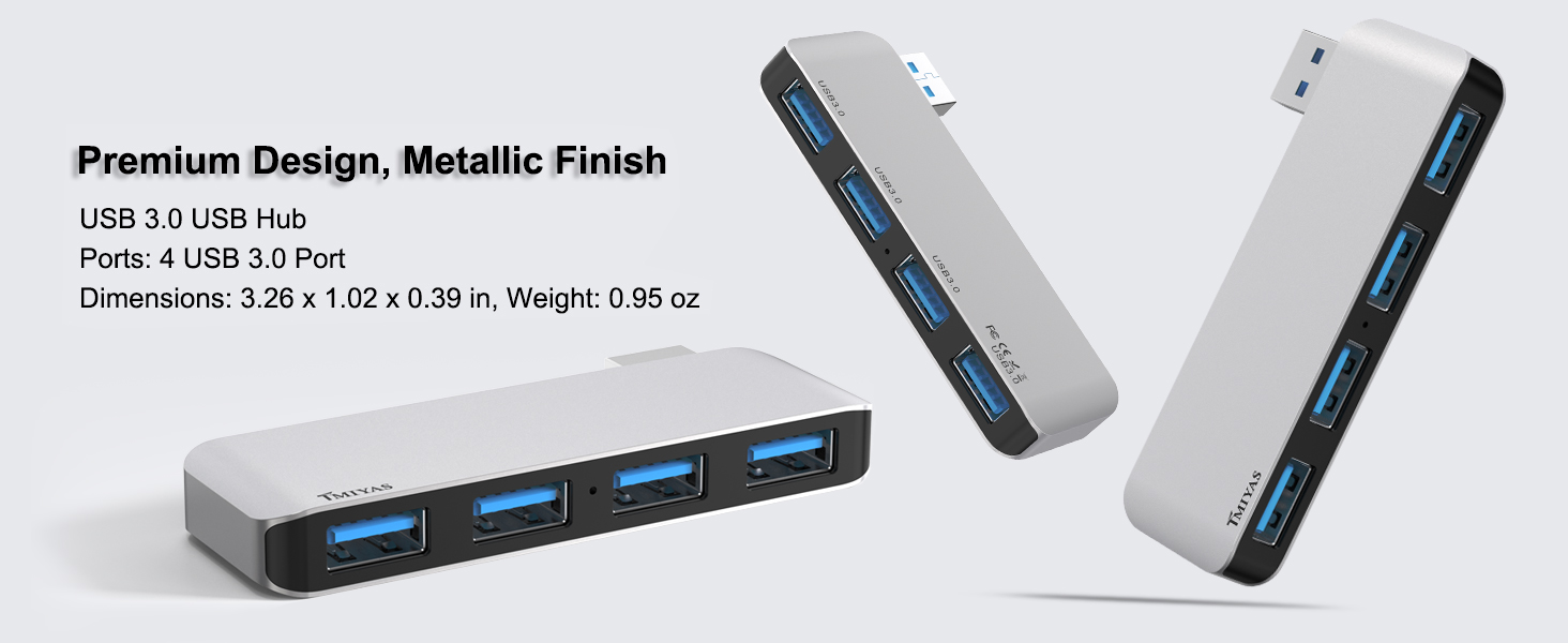 Expanded Connectivity:Equips your device with four USB 3.0 Type-A ports, 4 port usb hub