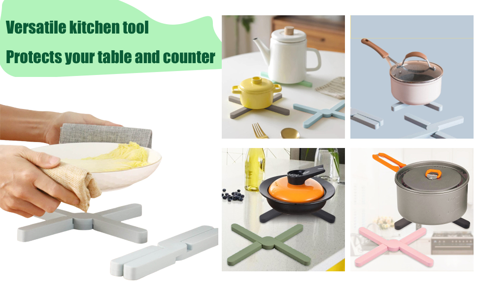 silicone trivets for hot pots and pans