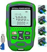 BAOSHLA A-M70 4 in 1 Function 15MW VFL Visual Fault Locator & OPM Portable Optical Power Meter (F...