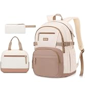 WINDARS Backpacks for Women 15.6 Inch Laptop Bag with USB Charger Port for Work Travel Trip 3 Pcs...