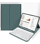 Aoub Case for iPad 9th/8th/7th Generation 10.2 inch, Stand Folio Detachable Wireless Bluetooth Ke...