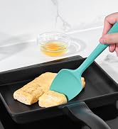 Lilybeam 600ºF Heat Resistant Spatulas, High Heat Food Safe Semless Kitchen Silicone Scraper Set ...