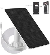 3W/5V Solar Panel with Built-in 4000mAh Battery, USB-C Port, IP65, 13.2ft Charging Cable, Perfect...