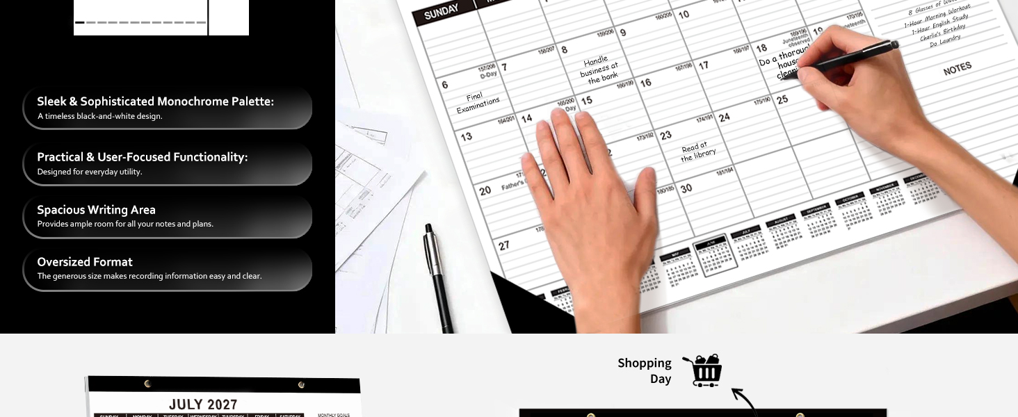 desk calendar