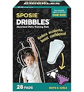 Sposie Dribbles - Potty Training Underwear Liners, Toddler and Baby Potty Training Underwear Inse...