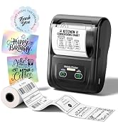 Phomemo Label Maker M128-2 Inch Bluetooth Barcode Printer with App | 70mm/s High-Speed Print,0.78...