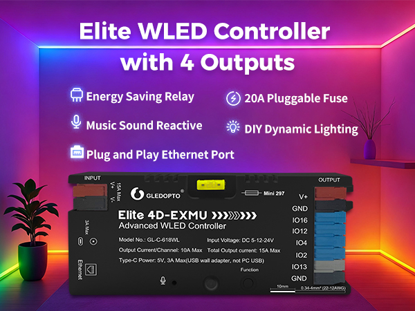 elite wled 4 outputs