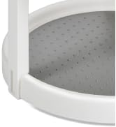 Amolliar 2 Tire 10" 1 Pack Lazy Susan Turntable Organizer, Non-Skid Rotating Spice Rack for Cabin...