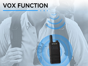 VOX walkie talkie
