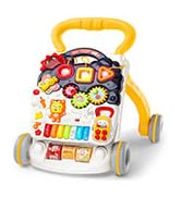 YOLAY Baby Walker Push with Wheels, Sit-to-Stand Walker for Baby Boy and Girl 6-12 Months with De...