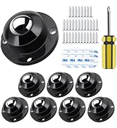 Zzbety 8 Pack Self Adhesive Caster Wheels 1 Inch for Furniture Mop Bucket, Load Capacity 28LBS Pe...
