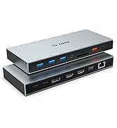 Docking Station, TOTU 15 in 1 USB C Docking Station 3 Monitors with Dual HDMI 4K, DisplayPort, 10...