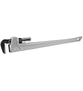 DURATECH 48-inch Aluminum Straight Pipe Wrench, Adjustable Plumbing Wrench | Heavy Duty, Drop For...