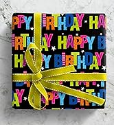 birthday wrapping paper