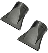 2Pcs Black Hot Professional Salon Hairdressing Tool Hair Dryer Nozzle Wide Design Useful Convenie...