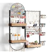 Keebofly Jewelry Organizer Wall Mount Hanging Jewelry Organizer Large Jewelry Organizer Jewelry H...