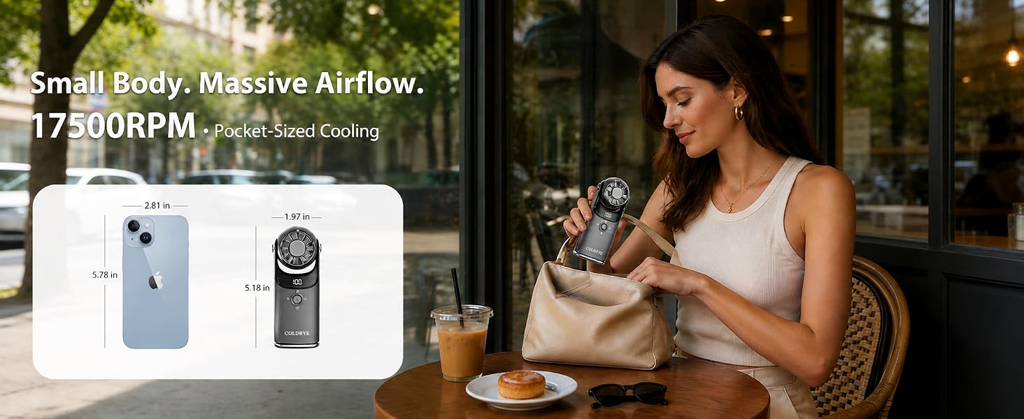 cooling fans that blow cold air