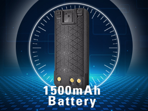1500mAh battery