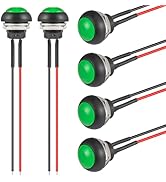 VEXUNGA 12MM Momentary Push Button Switch ON Off Round Mini Waterproof Push Buttons Switches 1A 2...