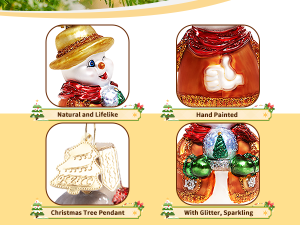 Glass Christmas Decorations