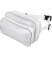 Synvicovan 10.6 Inch Fanny Pack Tool Bag -Transparent & Anti-static Cleanroom Waist Pack Belt Bag...